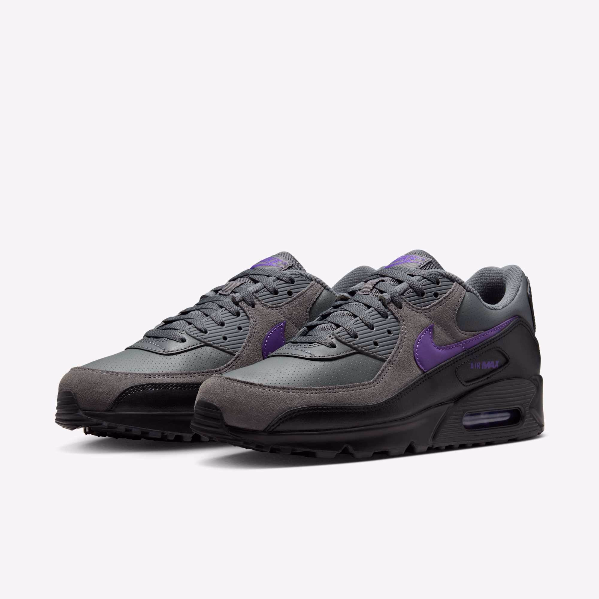 Кросівки чоловічі Nike Air Max 90 Black/Grey IF0670-004 — фото 2