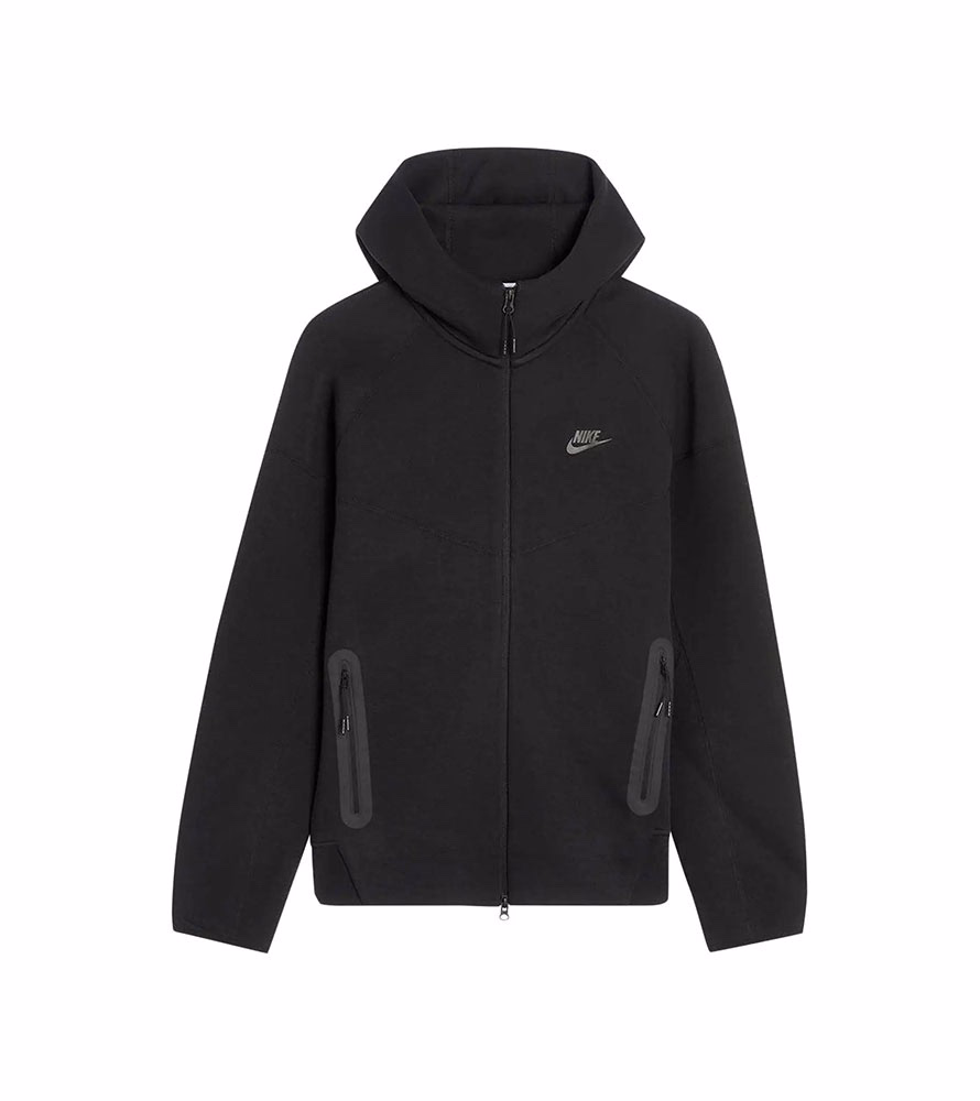Худі чоловіче Nike Tech Fleece Full-Zip Hoodie Black FB7921-010 — фото 3