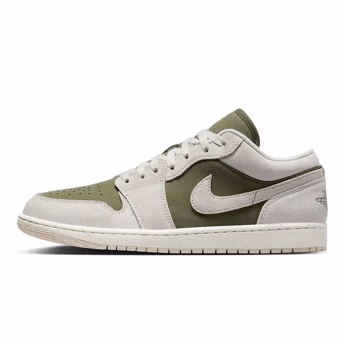Кросівки чоловічі Air Jordan 1 Low Se Beige/Olive HV4089-201