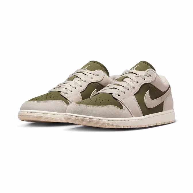 Кросівки чоловічі Air Jordan 1 Low Se Beige/Olive HV4089-201 — фото 2