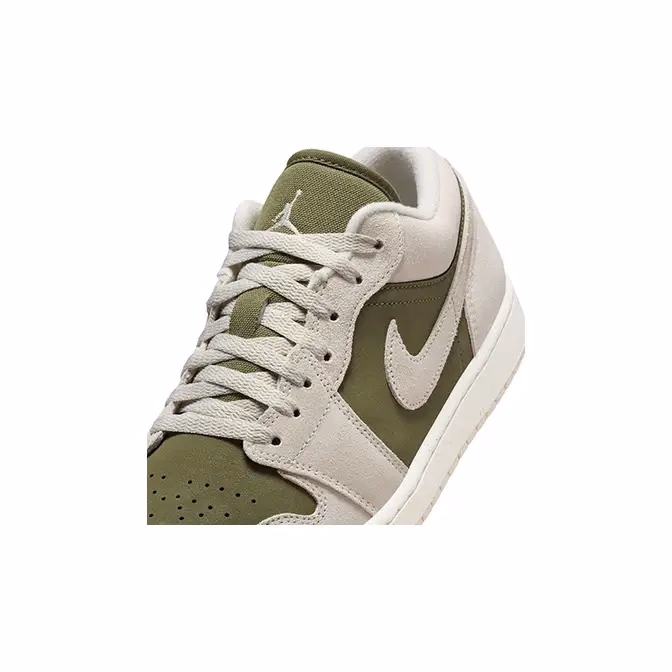 Кросівки чоловічі Air Jordan 1 Low Se Beige/Olive HV4089-201 — фото 4