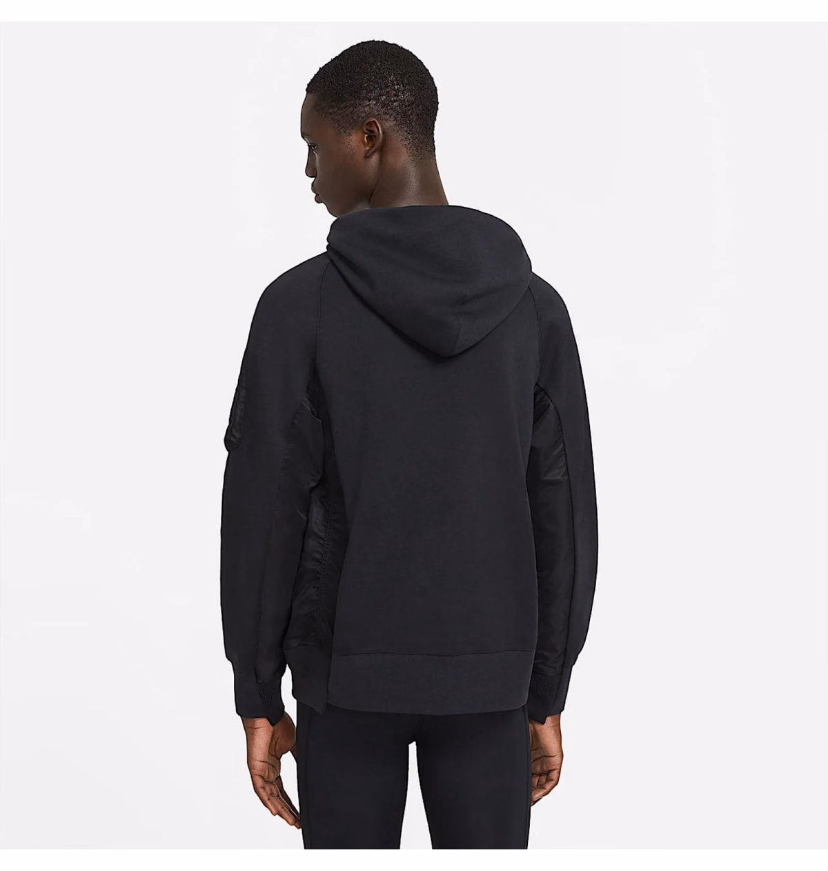 Худі чоловіче Nike x Sacai Hoodie 'Black CW2419-010 — фото 2