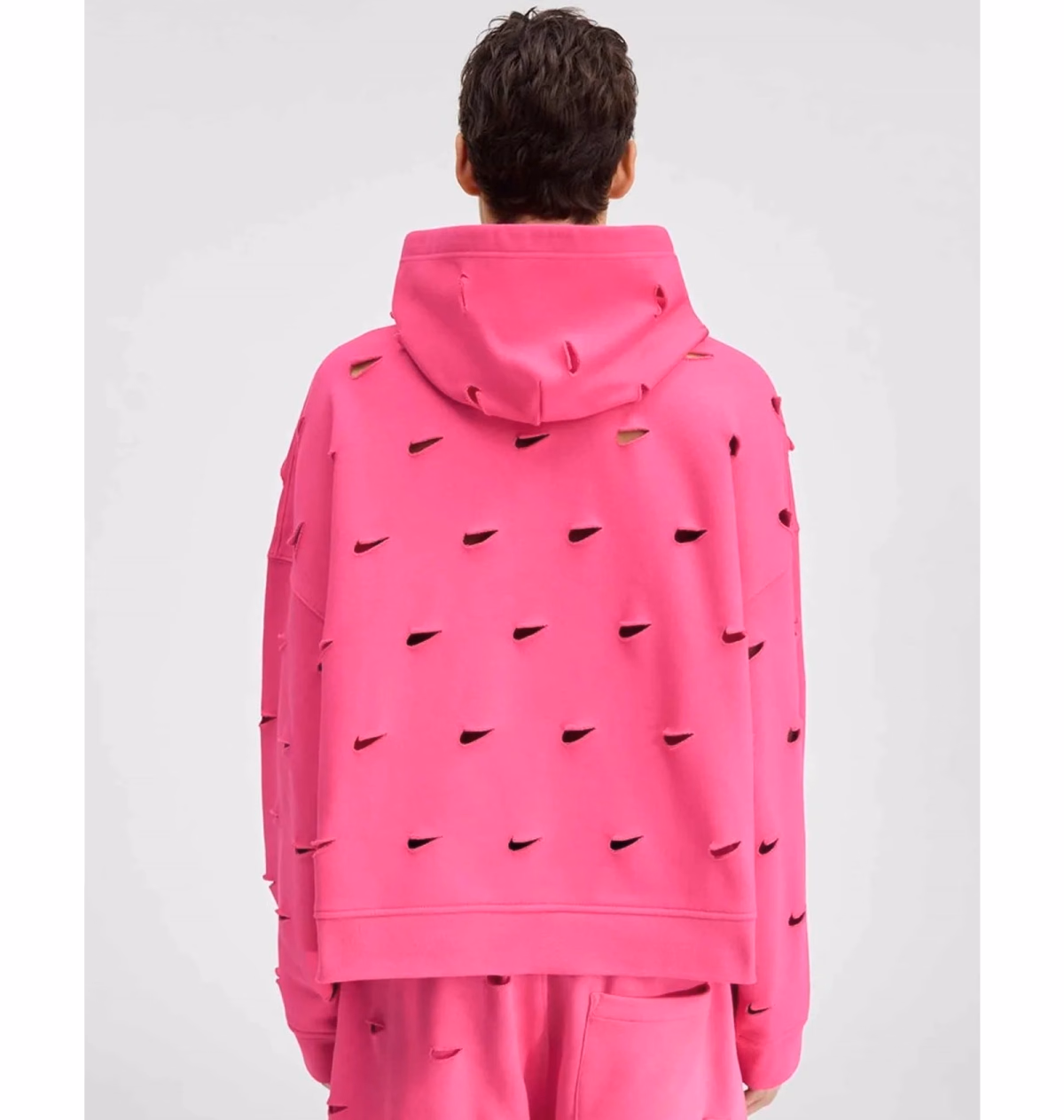 Худі чоловіче Nike x Jacquemus Swoosh Pink FJ3481-653 — фото 3