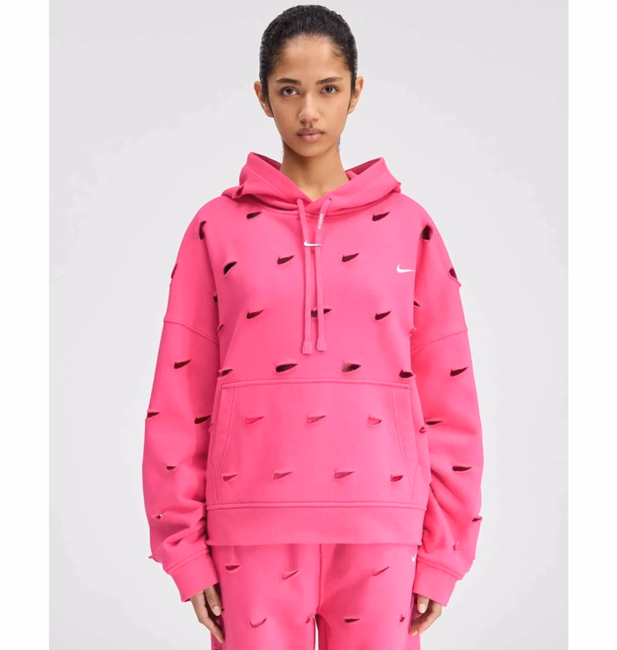 Худі чоловіче Nike x Jacquemus Swoosh Pink FJ3481-653 — фото 4