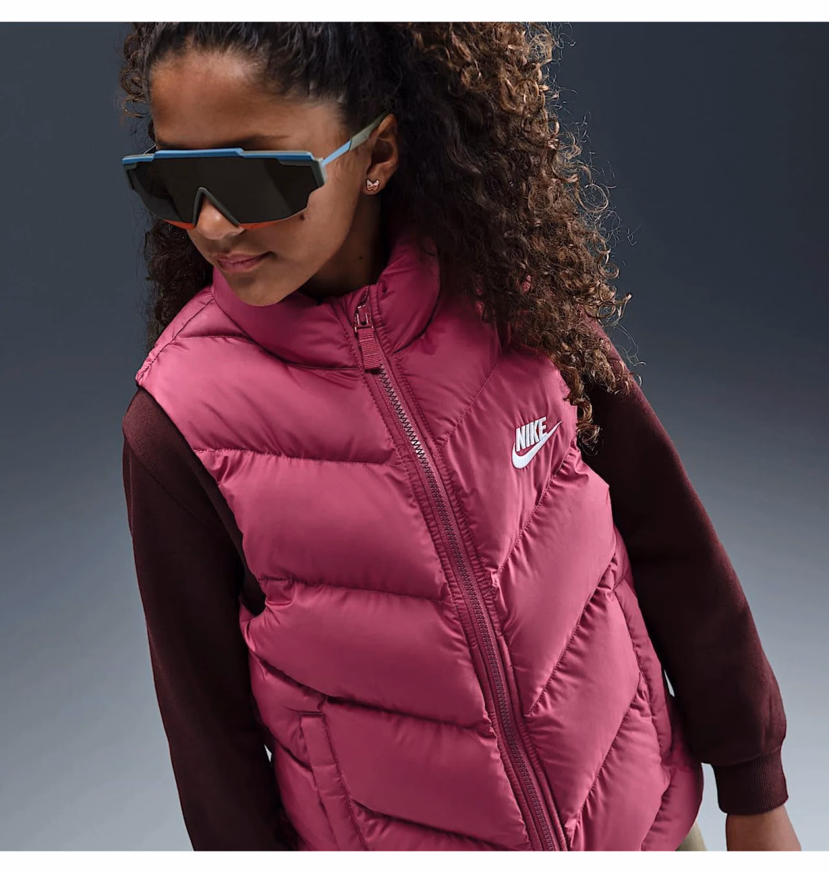 Жилетка дитяча Nike K Nsw Tf Adp Puffer Vest Pink HJ2537-634 — фото 3