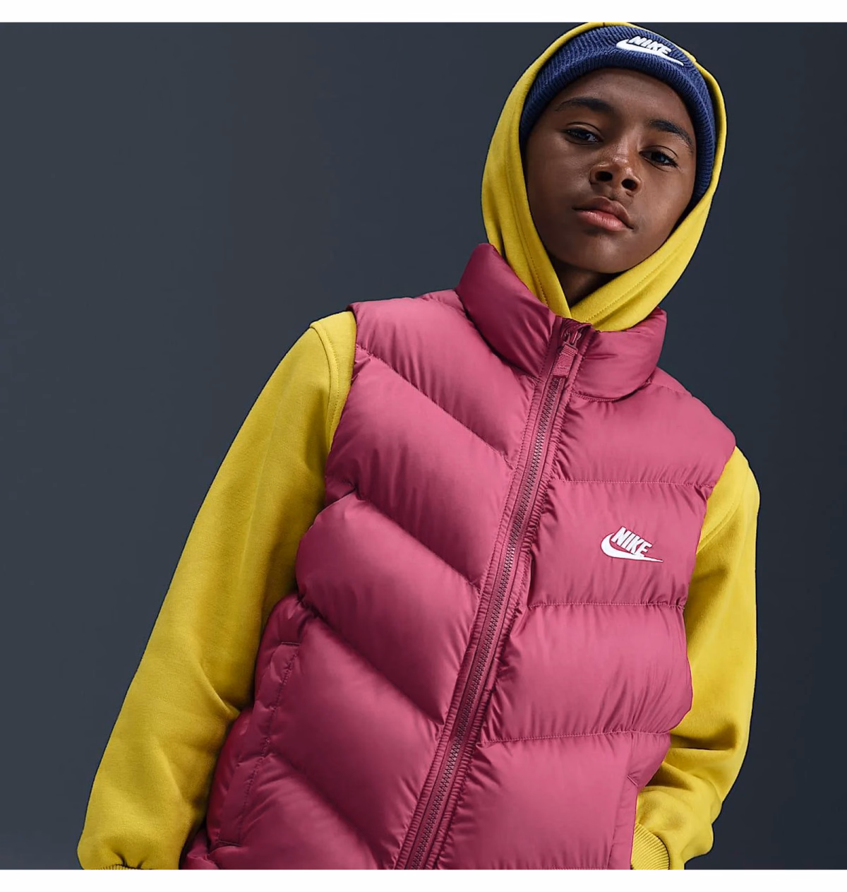 Жилетка дитяча Nike K Nsw Tf Adp Puffer Vest Pink HJ2537-634 — фото 4