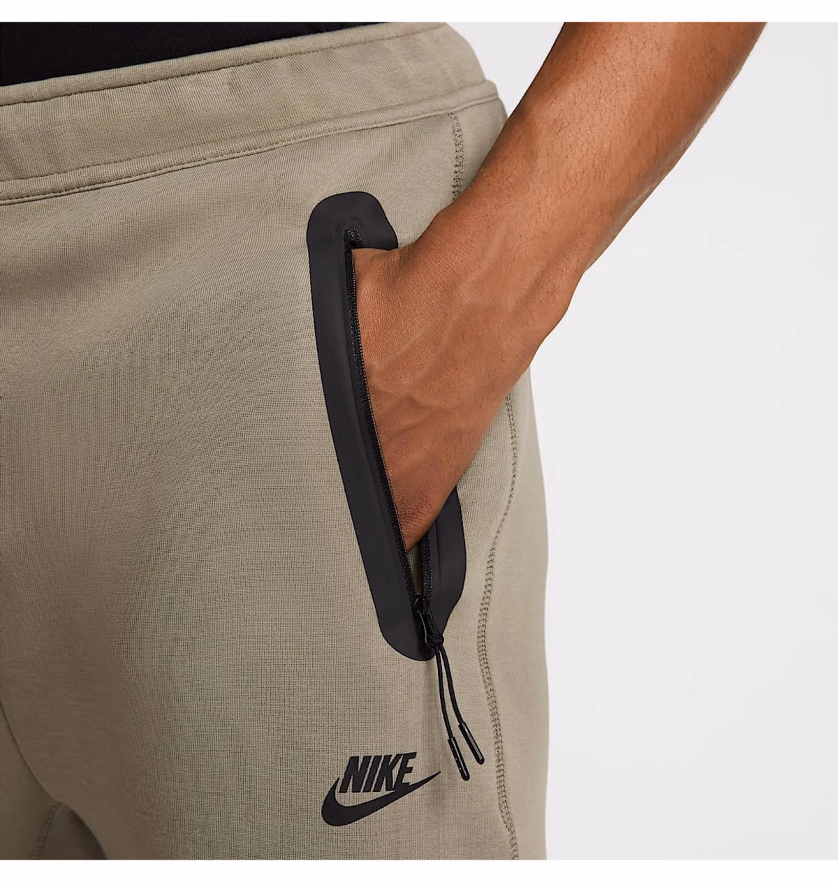 Штани чоловічі Nike Tech Fleece Open-Hem Beige HJ6533-320 — фото 4