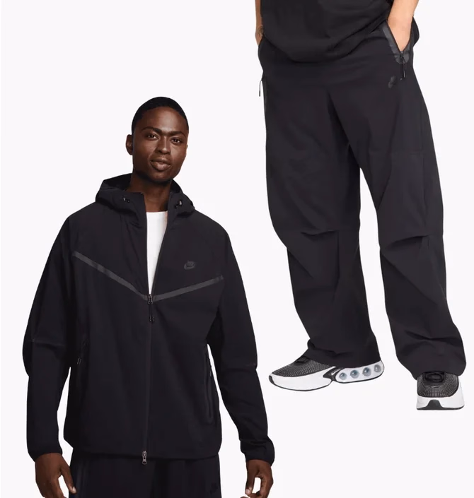 Спортивний костюм чоловічий Nike Tech Woven Black HM7151-010__HM7158-010