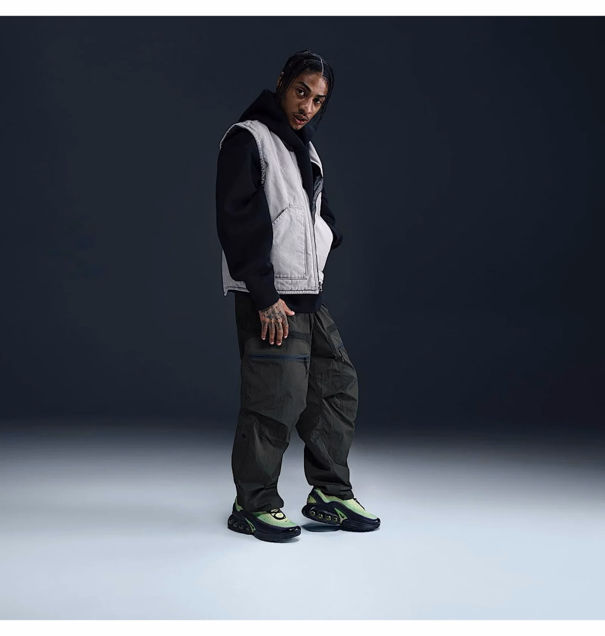 Худі чоловіче Nike Tech Fleece Black HM9789-010 — фото 2