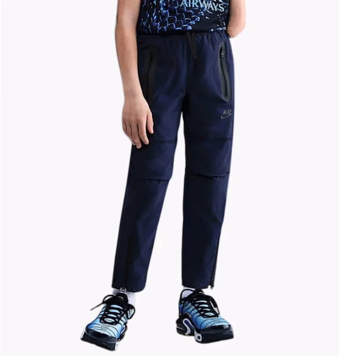 Штани дитячі Nike Tech Older Kids' (Boys') Woven Trousers Obsidian/Black HQ8921-451