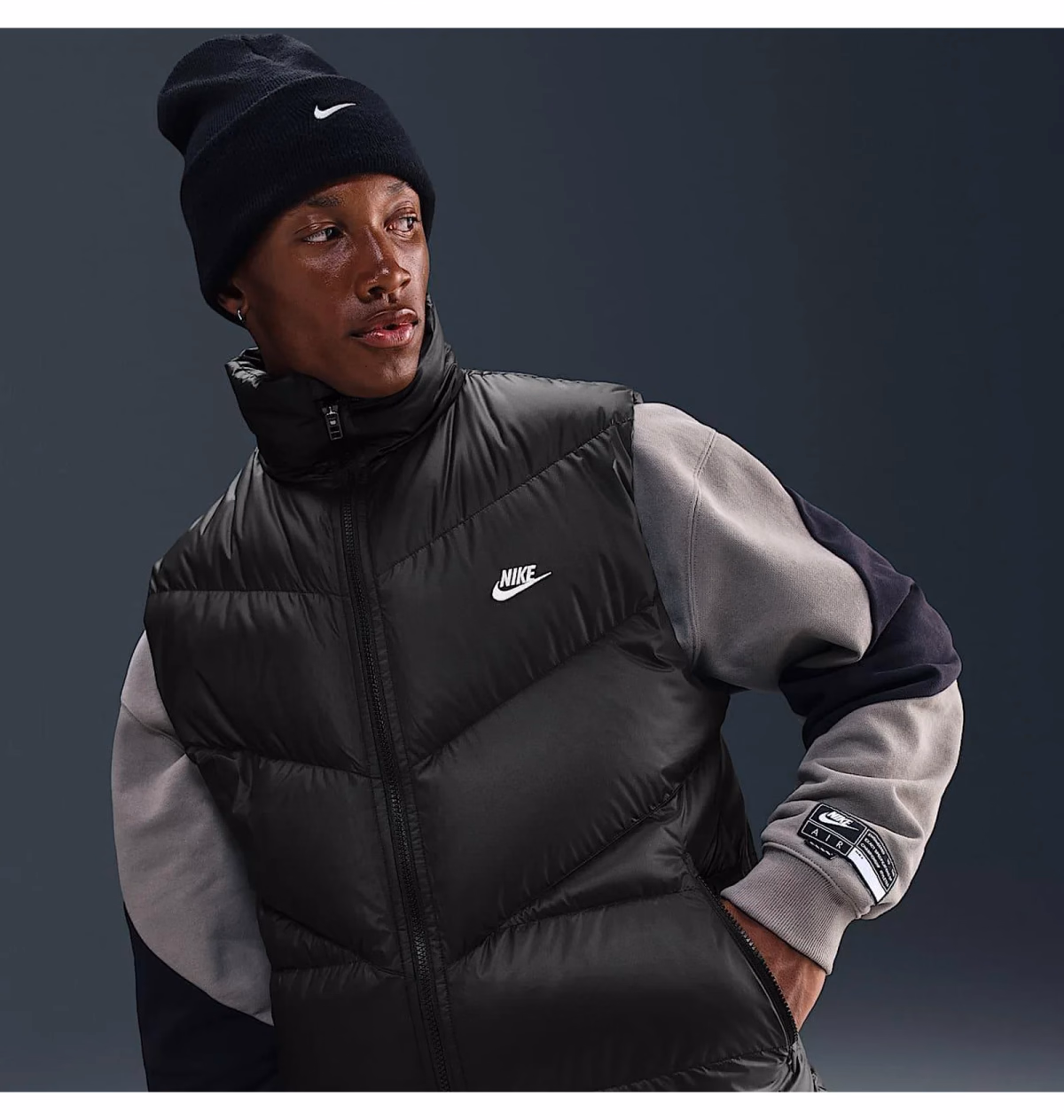 Жилетка чоловіча Nike Windrunner Down Gilet Black HV1480-010 — фото 2