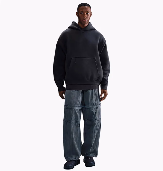 Худі чоловіче Nike Tech Fleece Oversized Hoodie Black HV6535-060