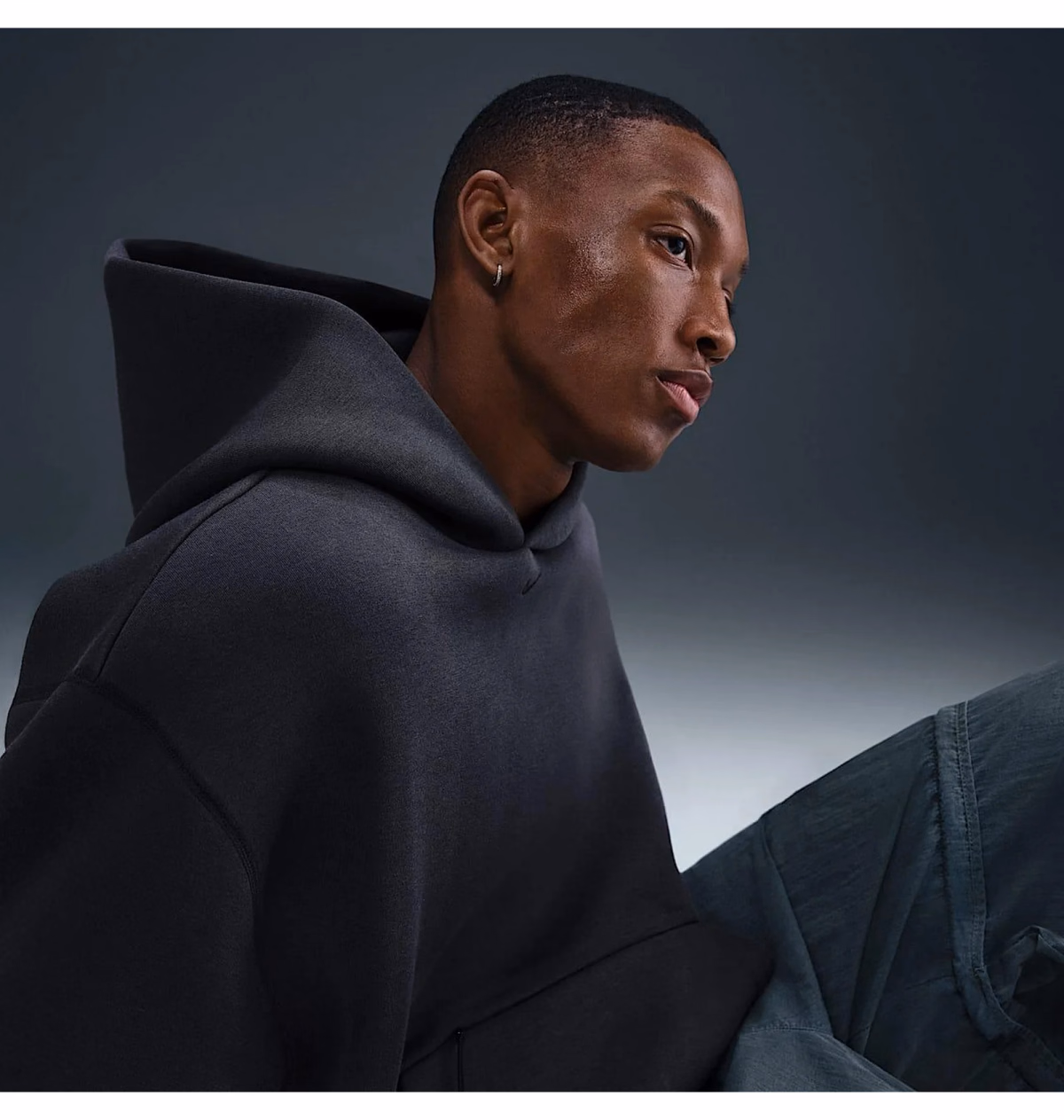 Худі чоловіче Nike Tech Fleece Oversized Hoodie Black HV6535-060 — фото 4