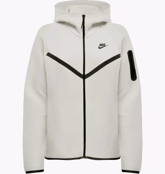 Толстовка жіноча Nike Sportswear Tech Fleece Windrunner Beige HV6747-110 — фото 4
