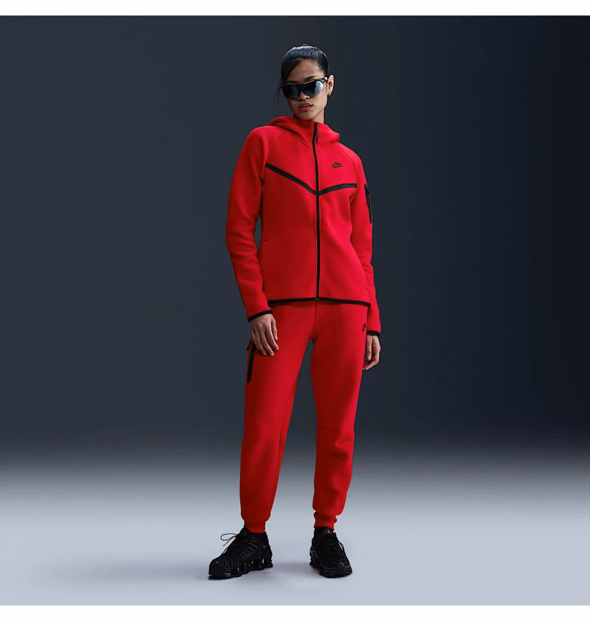 Штани жіночі Nike Nsw Tch Flc Mr Jgger 2 Red HV6779-657 — фото 2
