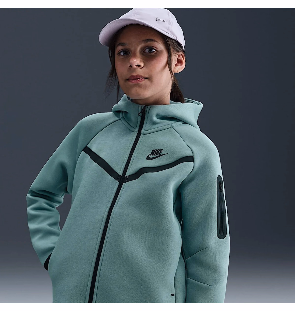 Толстовка дитяча Nike Sportswear Tech Fleece HV8695-017 — фото 3
