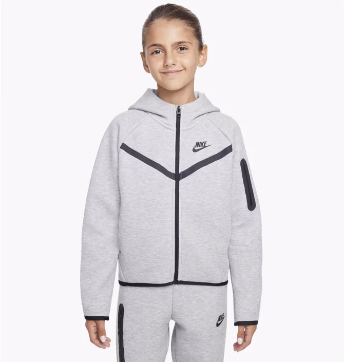 Толстовка дитяча Nike Sportswear Tech Fleece Grey HV8695-063