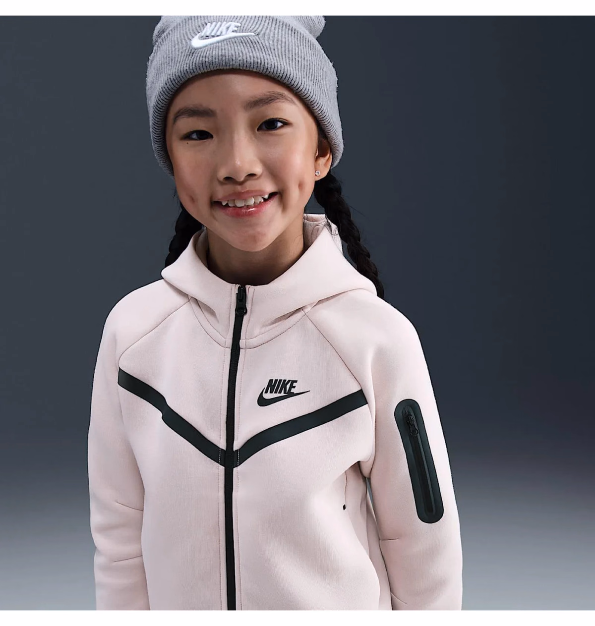 Худі дитяче Kids Tech Fleece Full-Zip Hoodie HV8695-667 — фото 2
