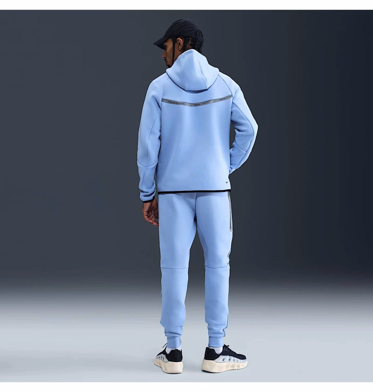 Штани чоловічі Nike Tech Men's Fleece Joggers with Reflective Accents BLUE IM6540-468 — фото 4
