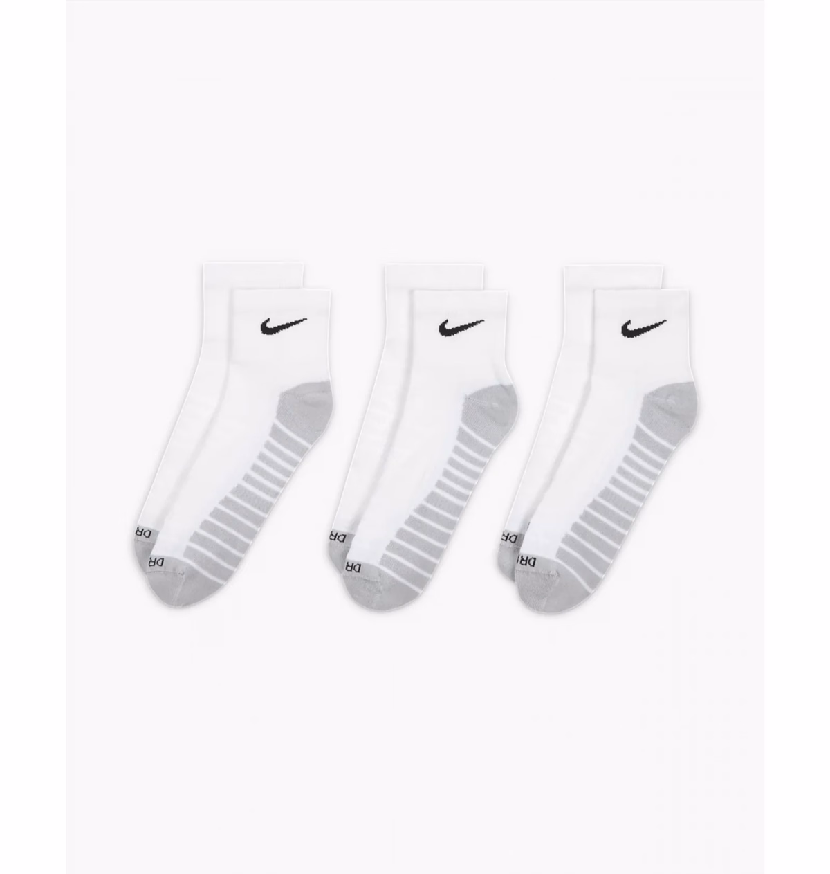 Шкарпетки Nike U Everyday Max Cush Ankle (3 пари) White SX5549-100 — фото 4