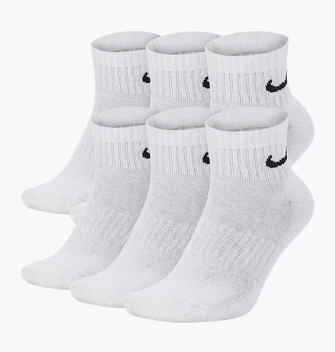 Шкарпетки Nike Everyday Cushioned Socks (6 пар) White SX7669-100